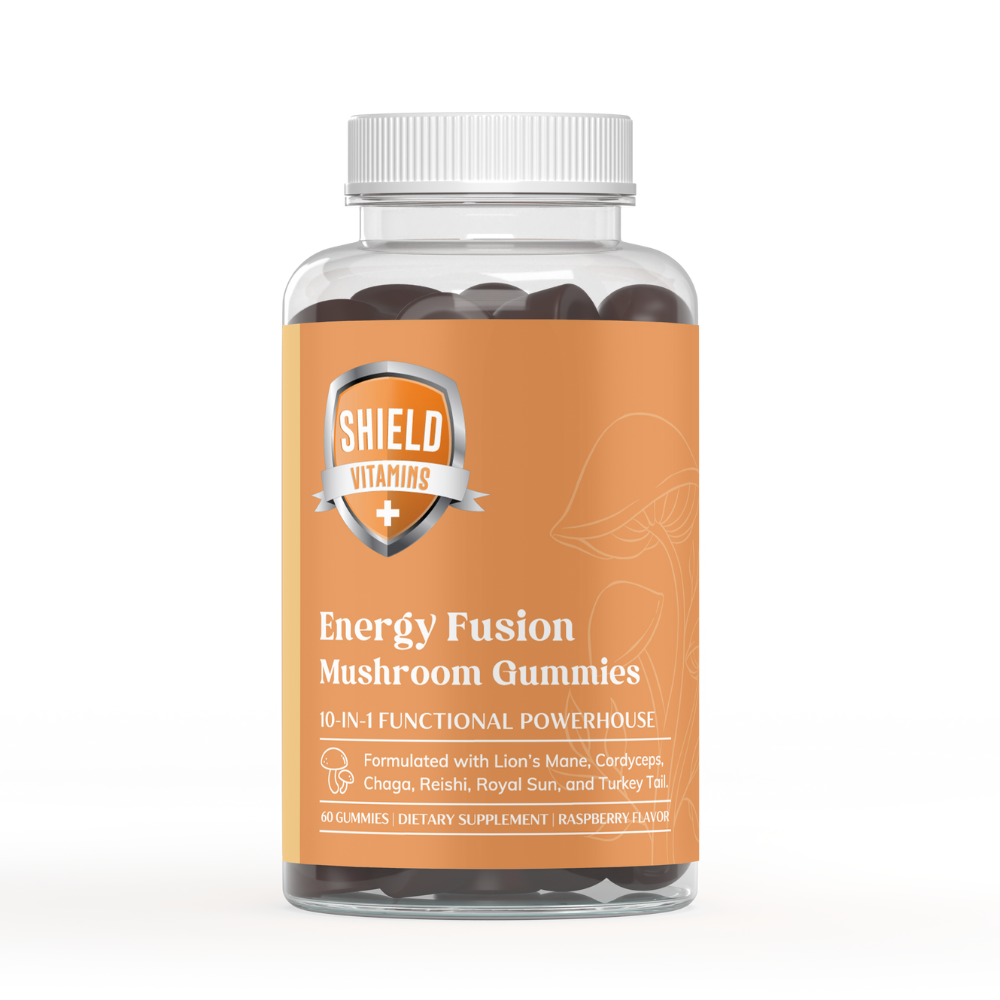 SHIELD+ Energy Fusion Mushroom Gummies