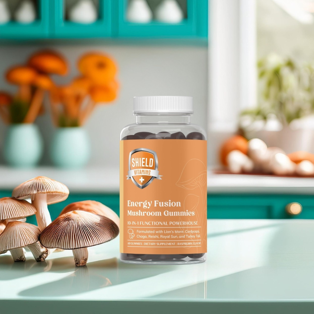 Shield Vitamins™ Energy Fusion Mushroom Gummies