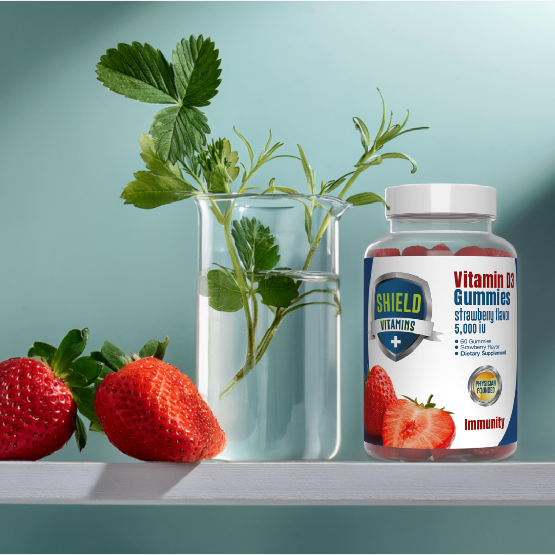 Shield Vitamins™ Vitamin D3 Gummies, 5000 IU