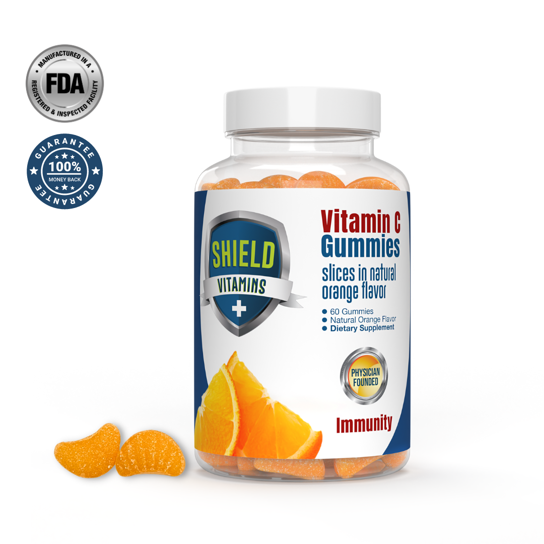 Vitamin C Gummies, 250 MCG, by Shield Vitamins