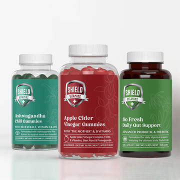 Shield Vitamins™  Total Energy, Stress & Digestive Support System (45% OFF)